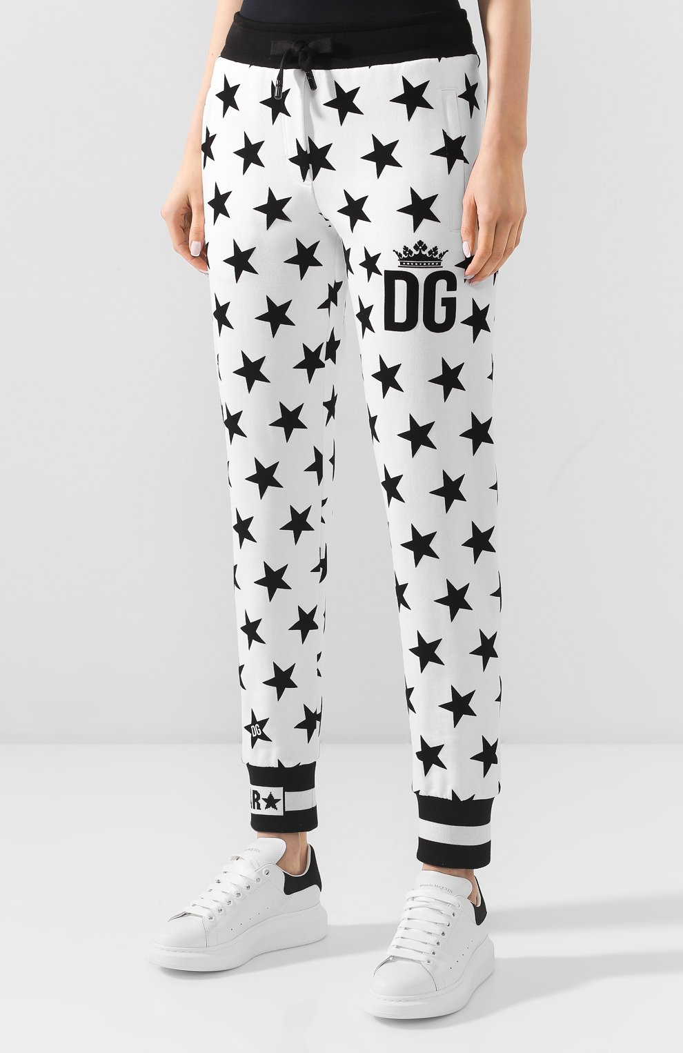Хлопковые джоггеры DOLCE & GABBANA, арт. FTBL5Z/G7TRJ, фото 3