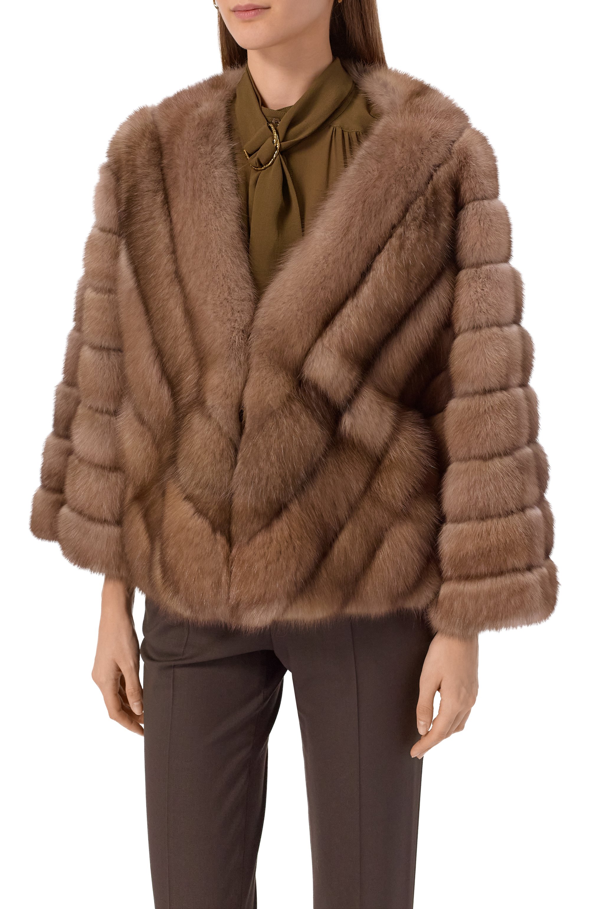 Пелерина из соболя VICTORIA KUSENKOVA, арт. 553600005682, фото 3