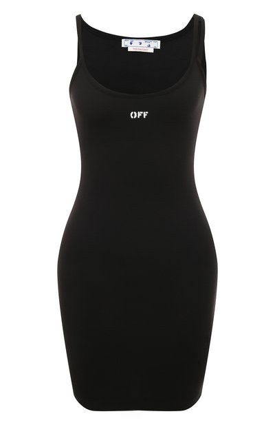 Женское хлопковое платье OFF-WHITE, арт. OWDB304C99JER0011001