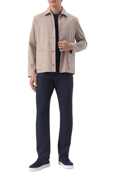 Куртка из хлопка и шелка CORNELIANI, арт. 25LI44-2514528, фото 2