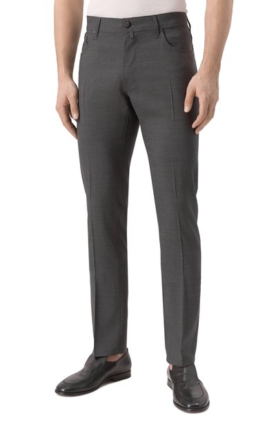 Шерстяные брюки JACOB COHEN, арт. 25E P/JUM_QW004 001 S3794 RW, фото 3