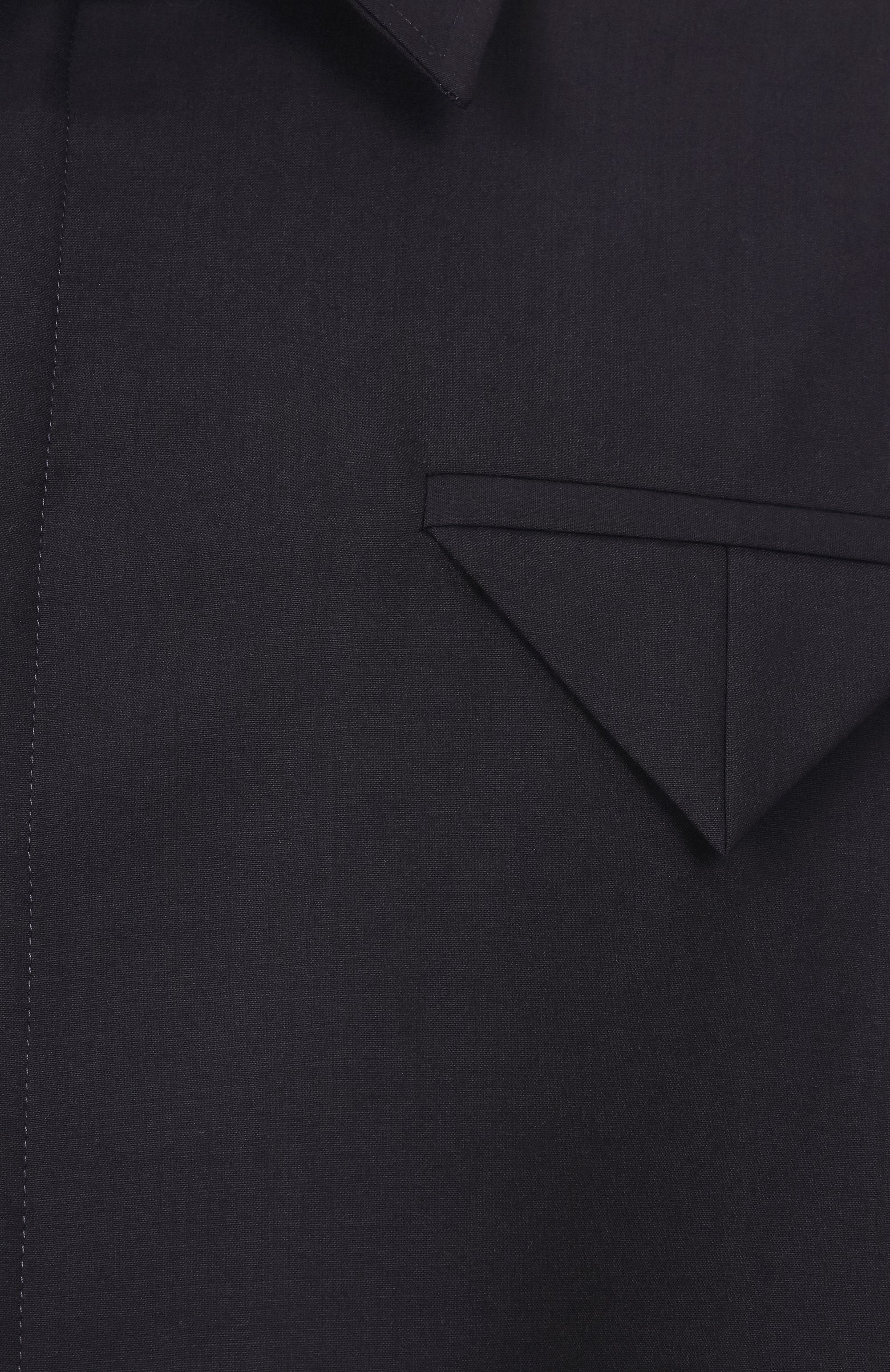 Шерстяная рубашка BOTTEGA VENETA темно-синего цвета по цене 153000 руб., арт. 703578/V4XP0, фото 6 Шерстяная рубашка BOTTEGA VENETA, арт. 703578/V4XP0, фото 6