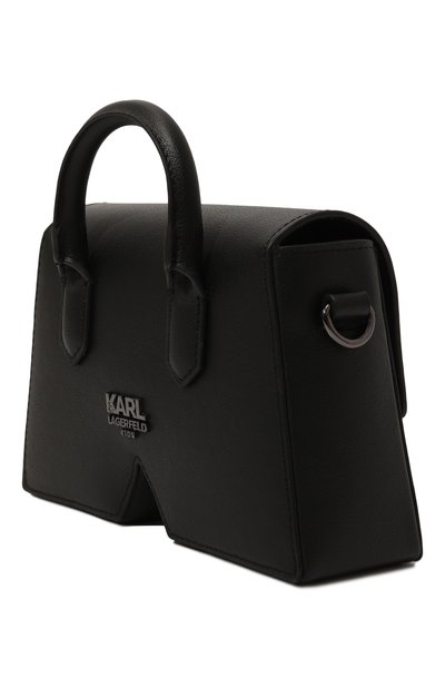 Сумка KARL LAGERFELD KIDS черного цвета по цене 14100 руб., арт. Z30343, фото 2 Сумка KARL LAGERFELD KIDS, арт. Z30343, фото 2