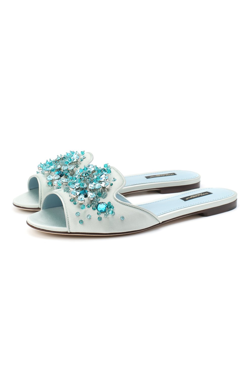 Текстильные шлепанцы bianca DOLCE & GABBANA, арт. CQ0423/AW138, фото 1