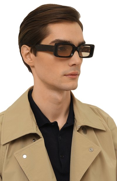 Солнцезащитные очки KALEOS коричневого цвета по цене 26200 руб., арт. BARBARELLA C-011, фото 3 Солнцезащитные очки KALEOS, арт. BARBARELLA C-011, фото 3