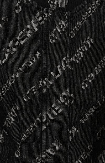 Джинсовый бомбер KARL LAGERFELD KIDS, арт. Z30487, фото 3