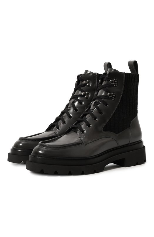 Кожаные ботинки Santoni