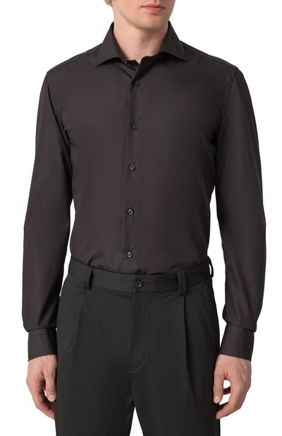 Хлопковая сорочка LUIGI BORRELLI, арт. PS44157, фото 3