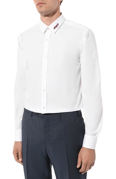 Хлопковая рубашка HUGO, арт. 50495087, фото 4