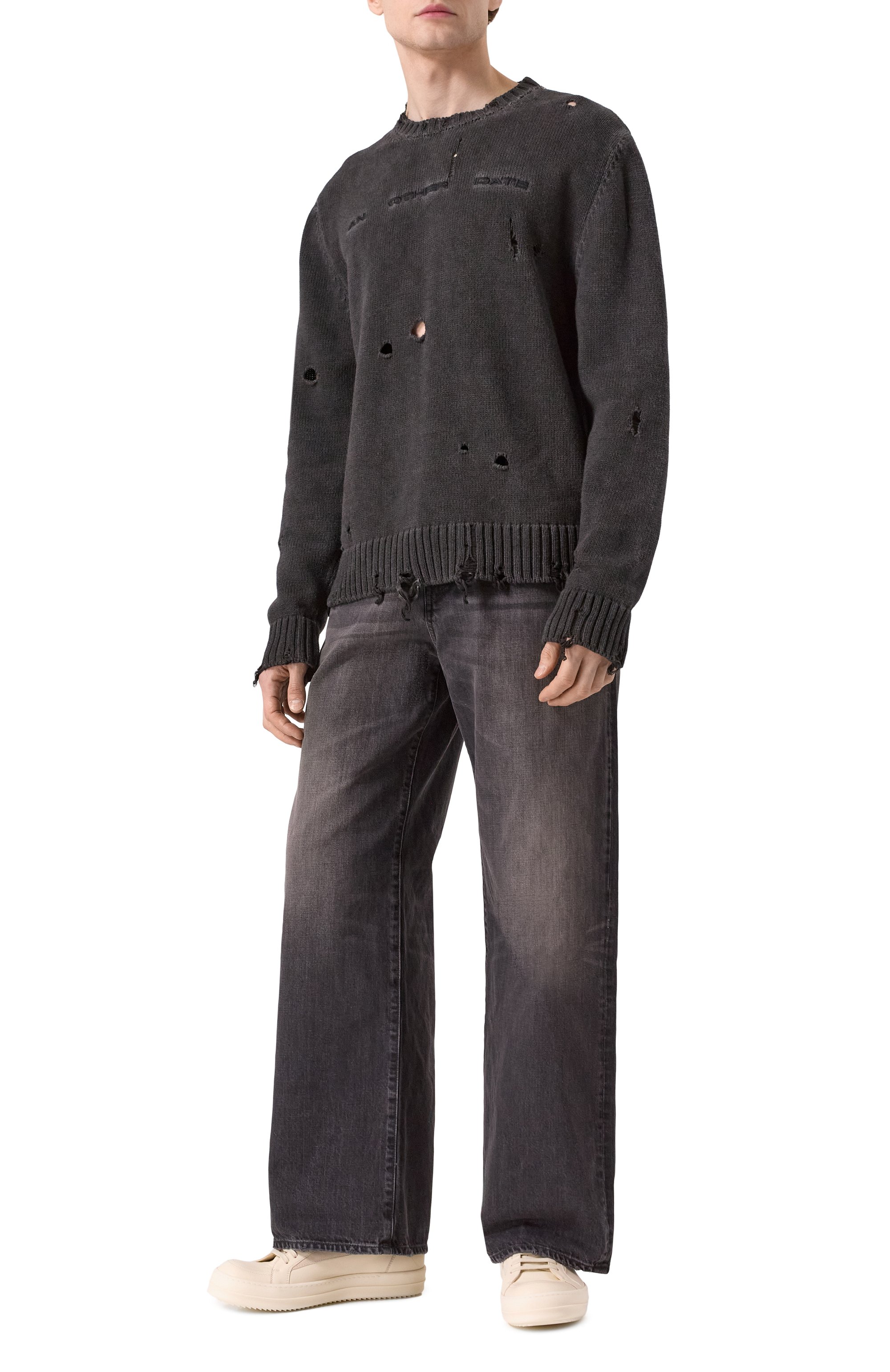 Кожаные кеды hollywood RICK OWENS, арт. RU01E5897/LC0LVS, фото 2