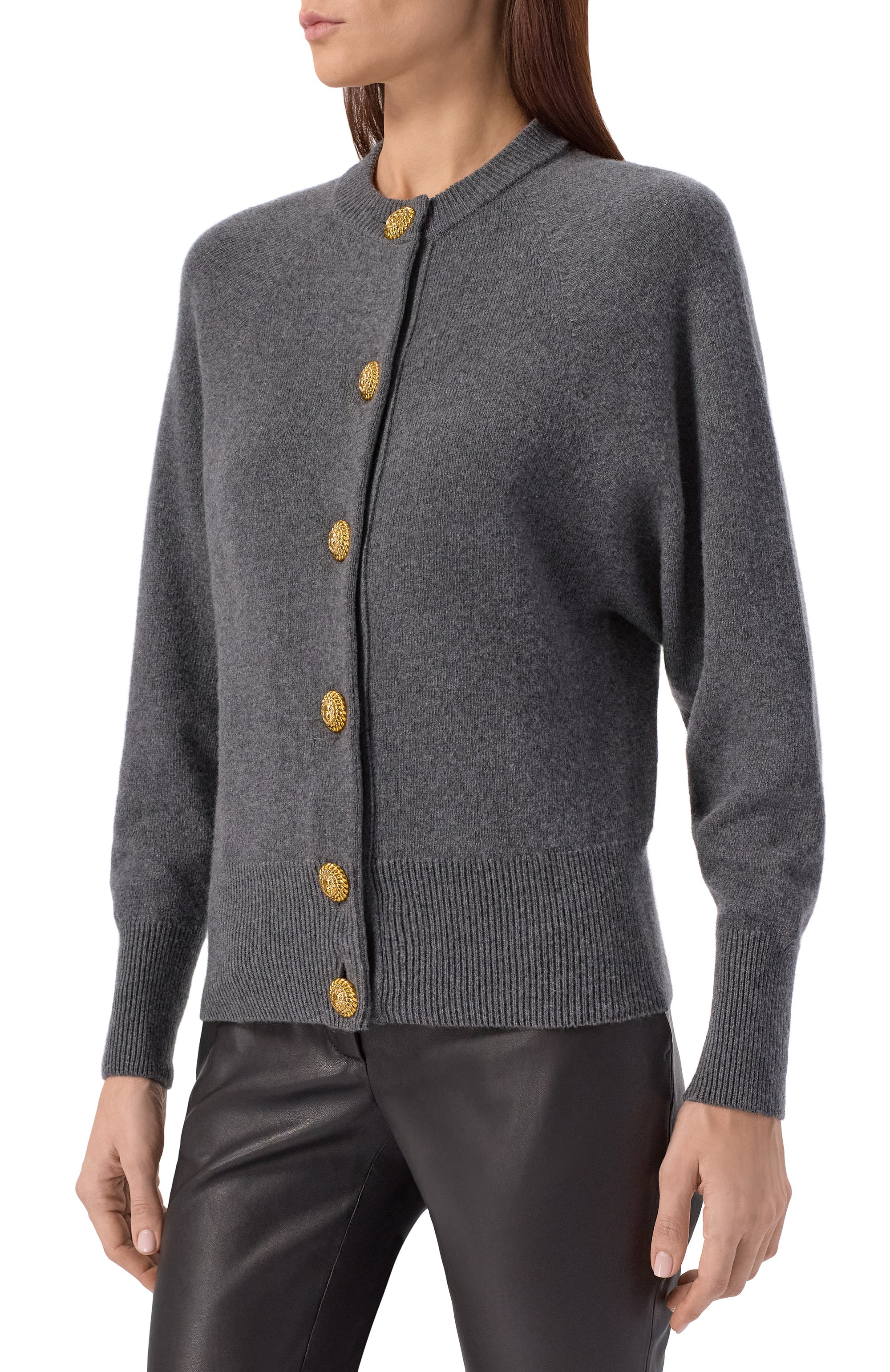 Кардиган из кашемира и шерсти BALMAIN, арт. GF1KL270/KI87, фото 3