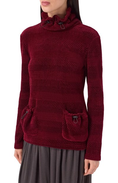 Свитер из вискозы и хлопка GIORGIO ARMANI, арт. GW004375/AF30158, фото 3