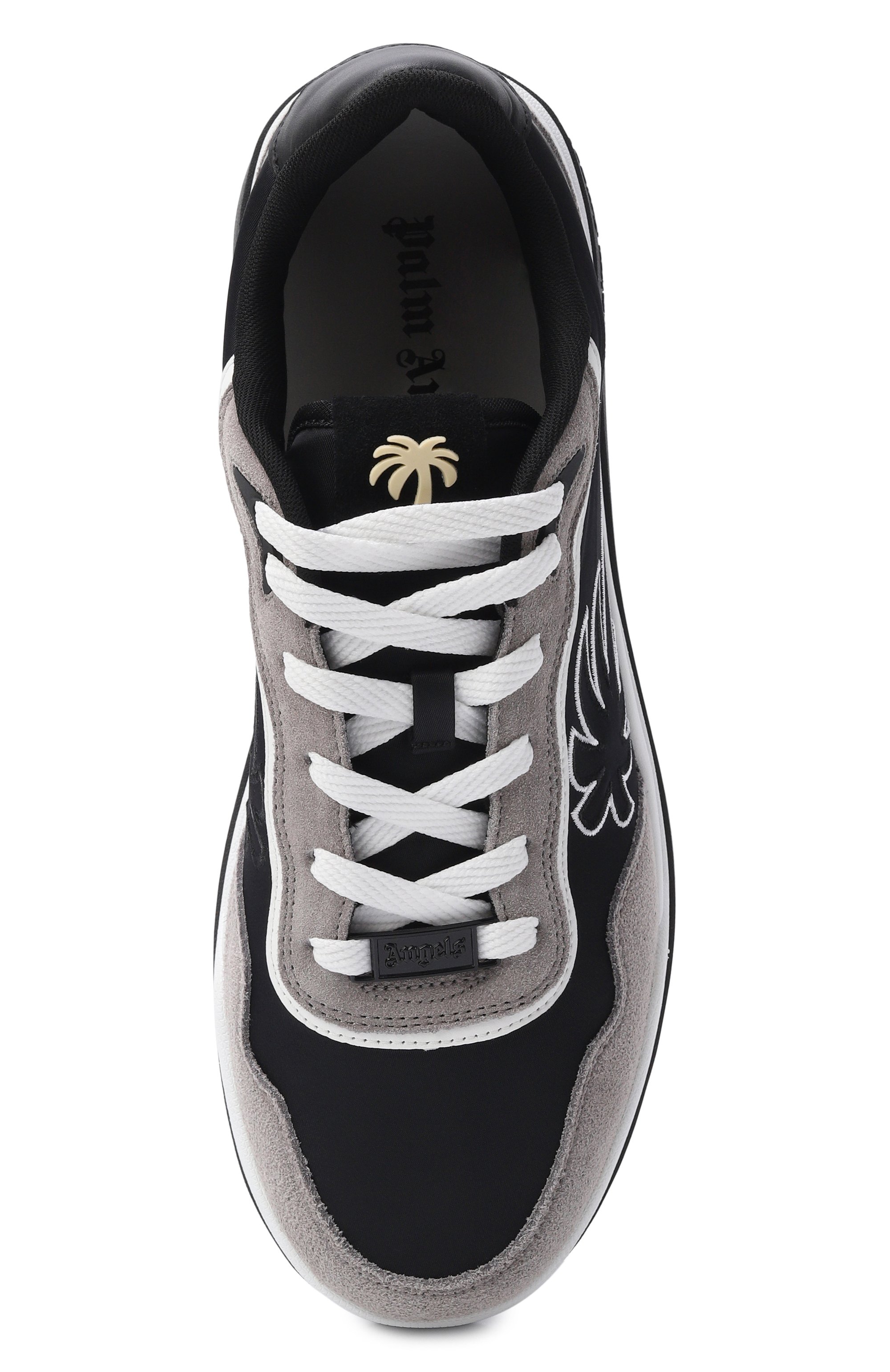 Комбинированные кеды palm tennis PALM ANGELS, арт. PMIA10VS26LEA002, фото 5