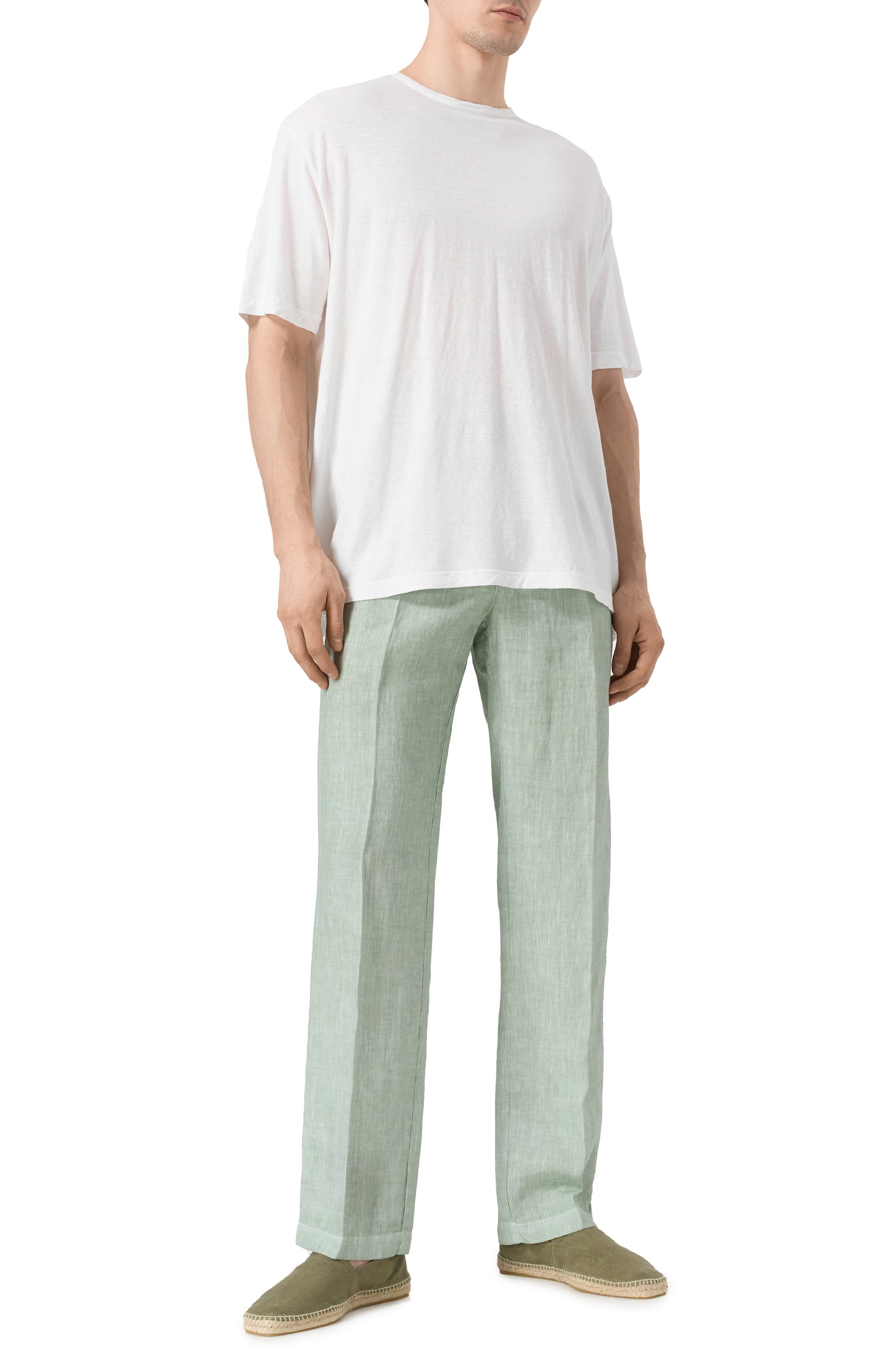 Льняные брюки 120% LINO, арт. 32ALIM29PT/0253/S00, фото 2