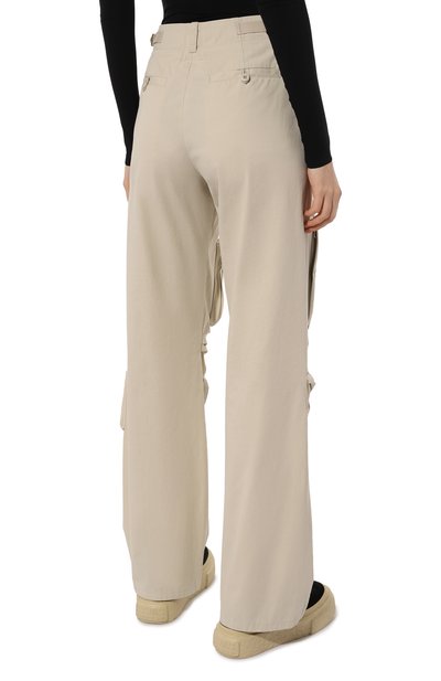 Хлопковые брюки-карго MM6, арт. S52KA0504/M35148, фото 4