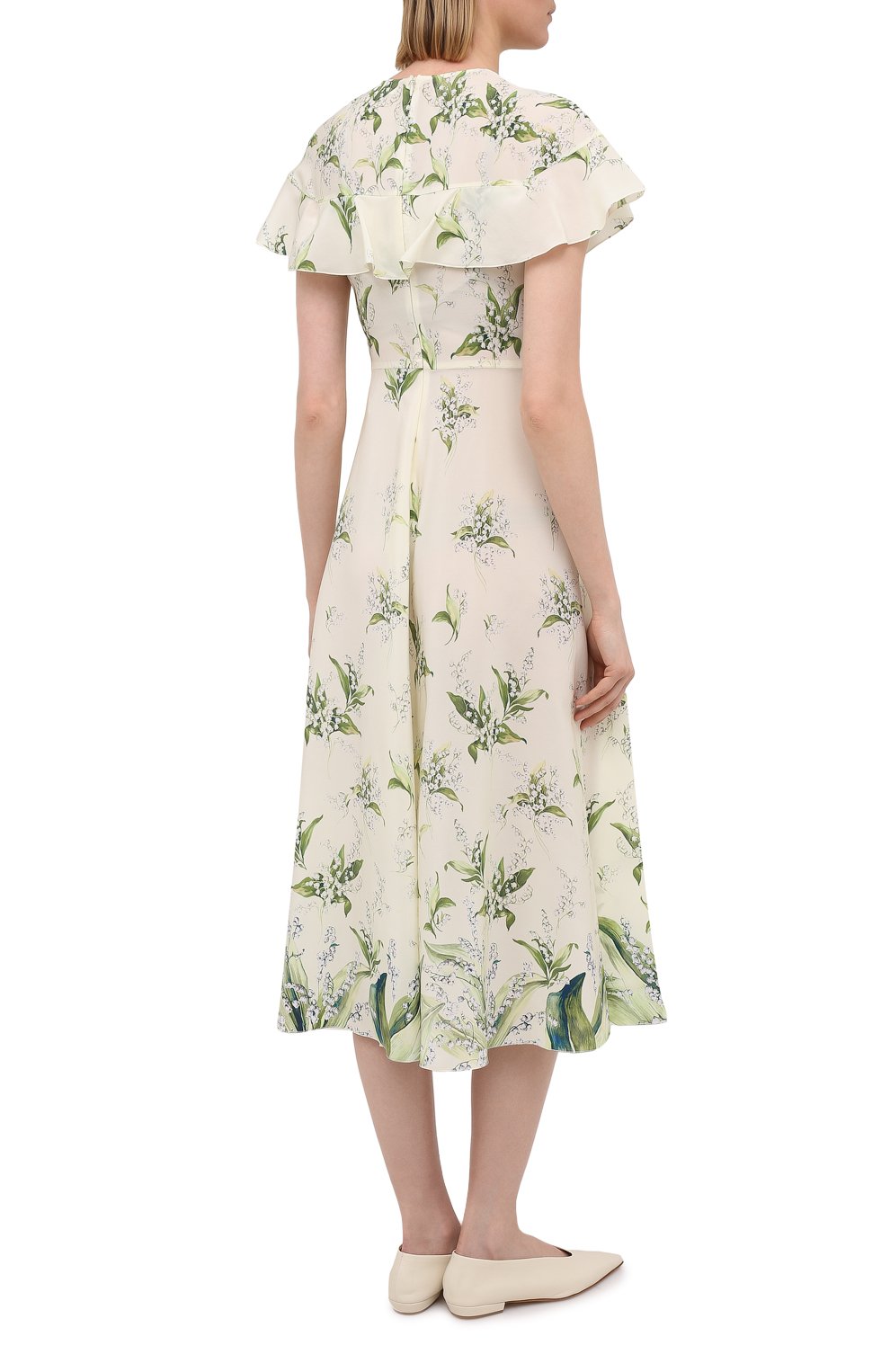 Шелковое платье REDVALENTINO, арт. VR3VAF20/5LW, фото 4