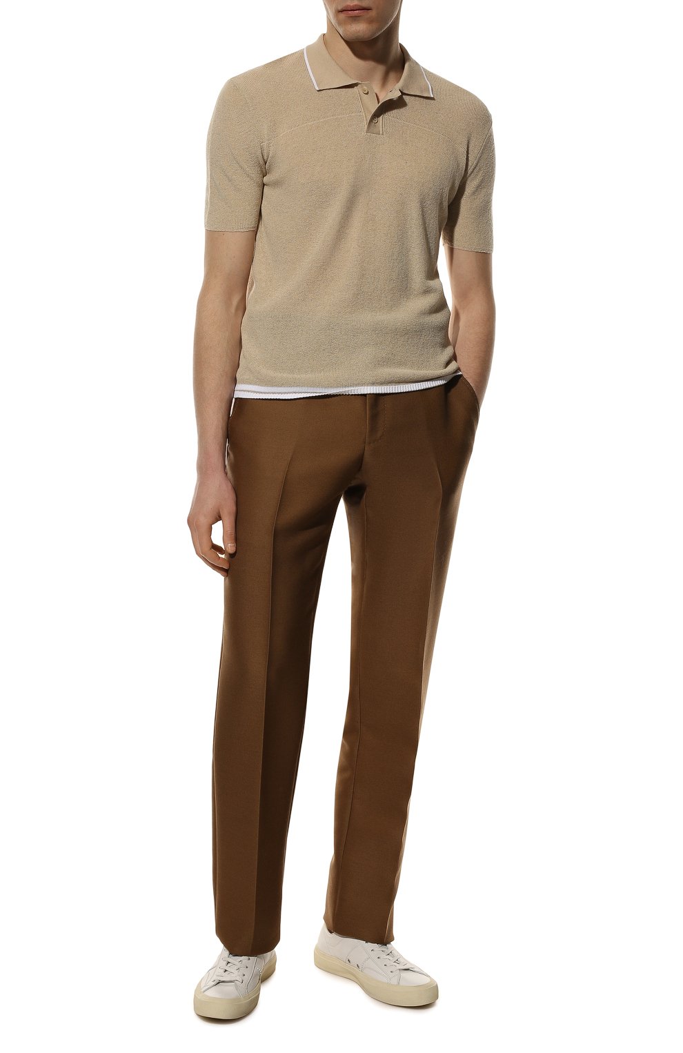 Поло из хлопка и льна JACQUEMUS, арт. 225KN015-2055, фото 2