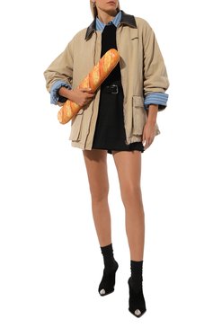 Женский клатч MOSCHINO бежевого цвета, арт. A7309/8223 | Фото 7 (Размер: large; Драгоценные камни: Проставлено; Материал сплава: Проставлено; Материал: Текстиль; Женское Кросс-КТ: Клатч-клатчи)