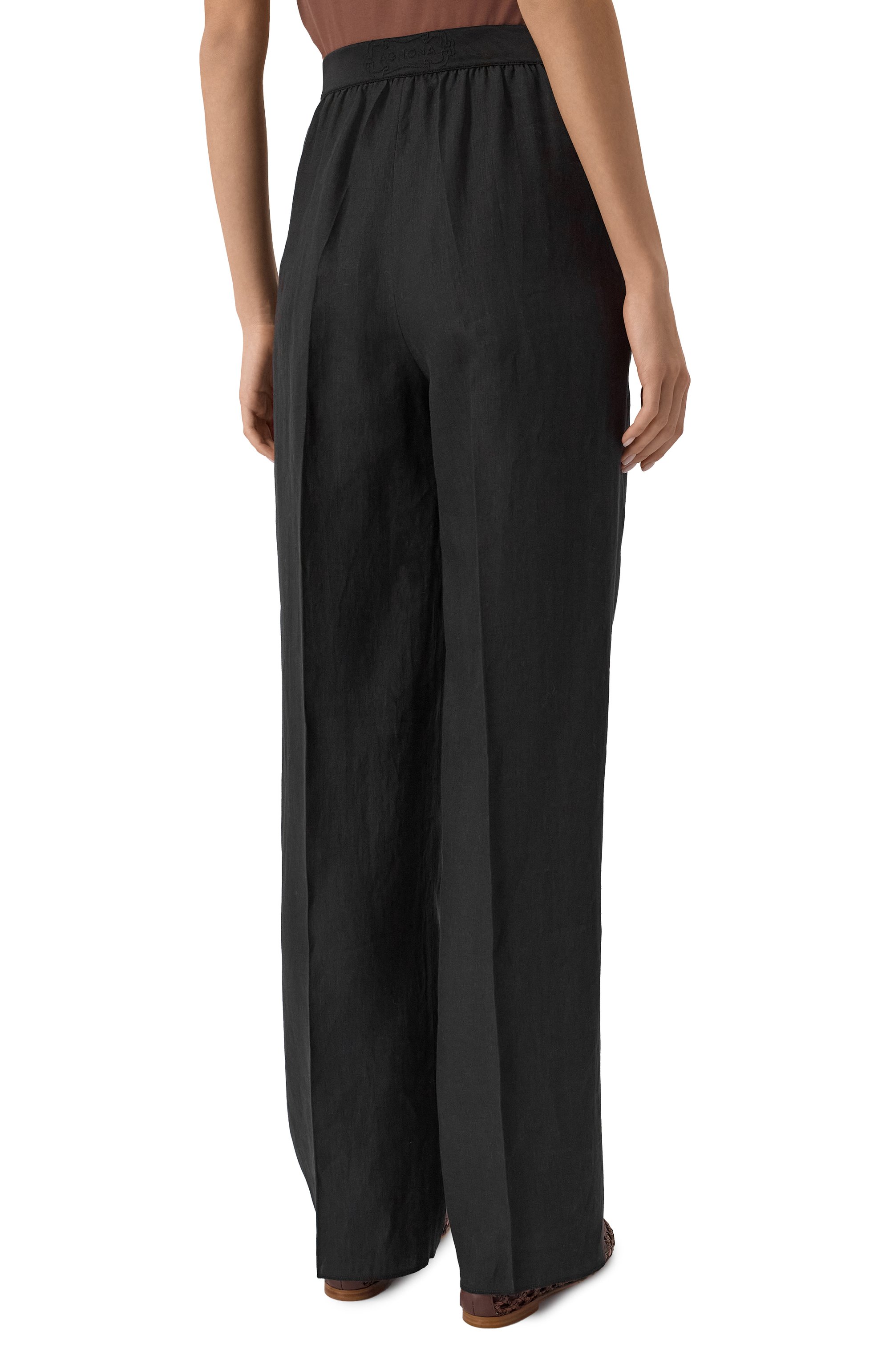 Льняные брюки AGNONA, арт. T70608/U3039, фото 4