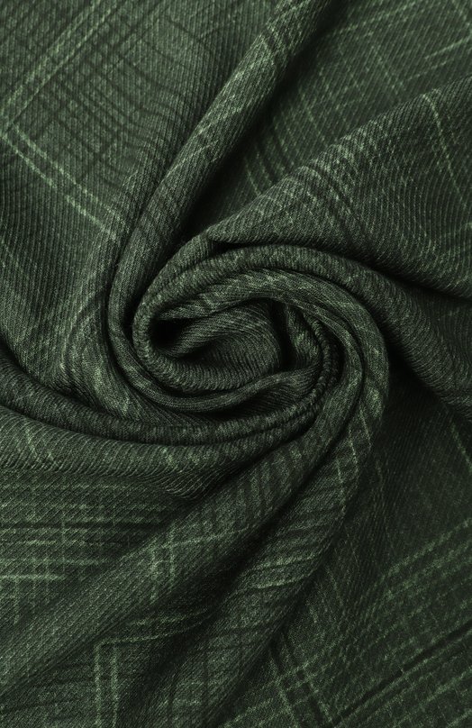 Шерстяной шарф Corneliani 26B373-2629036 Зелёный  26B373-2629036 Фото 3