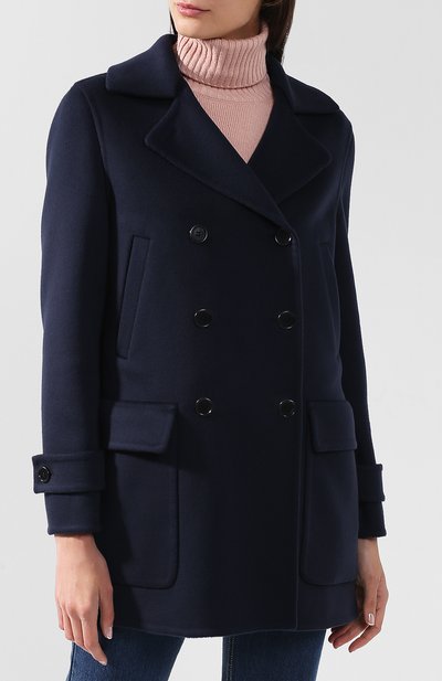 Однотонное кашемировое пальто с накладными карманами LORO PIANA, арт. FAI1799, фото 3