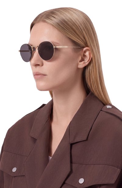 Солнцезащитные очки CELINE золотого цвета по цене 63500 руб., арт. CL40346U 32A, фото 2 Солнцезащитные очки CELINE, арт. CL40346U 32A, фото 2