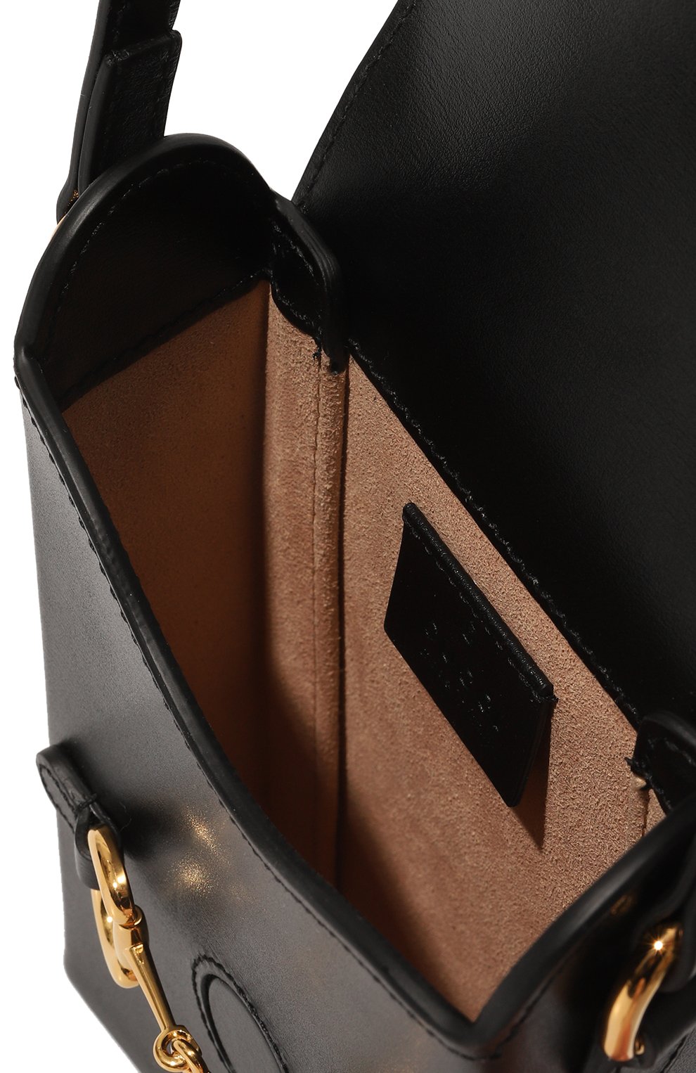 Кожаная сумка gucci horsebit 1955 GUCCI, арт. 625615 0YK0G, фото 5