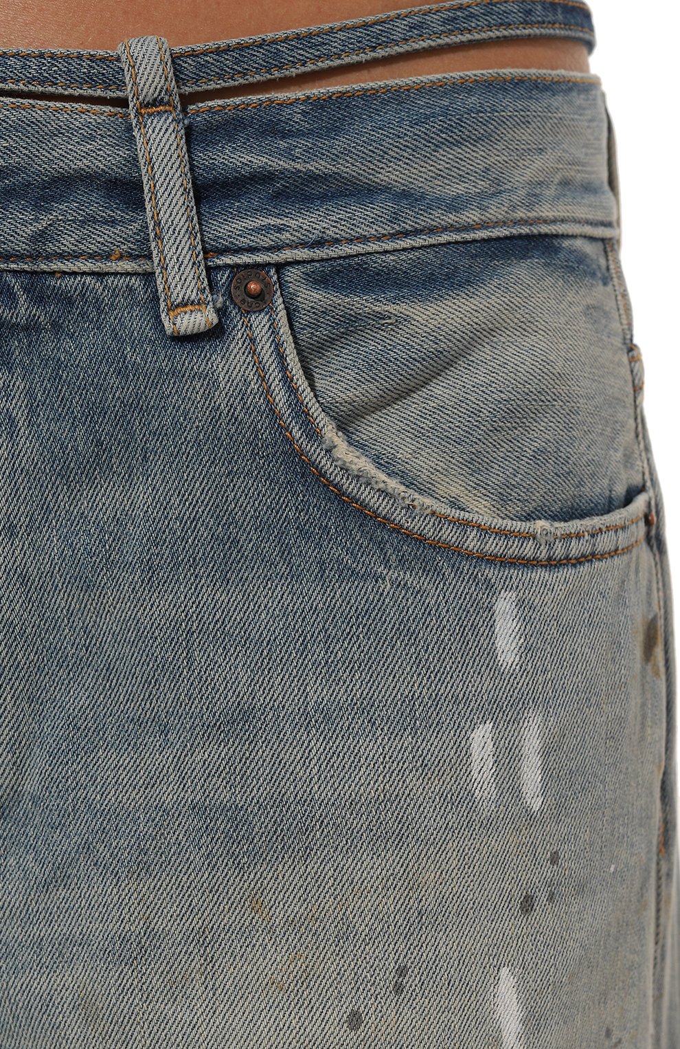 Джинсы ACNE STUDIOS голубого цвета по цене 59950 руб., арт. ACNE STUDI0S 2004 TRAFALGAR, фото 5 Джинсы ACNE STUDIOS, арт. ACNE STUDI0S 2004 TRAFALGAR, фото 5