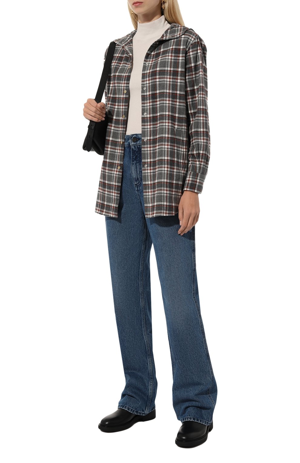 Хлопковая рубашка KITON, арт. D54435H0907107, фото 2