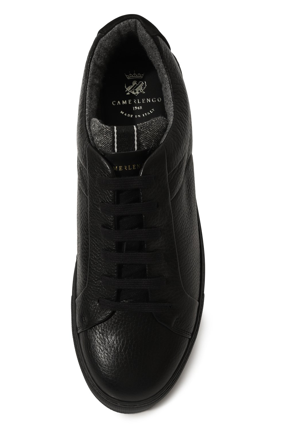 Кожаные кеды CAMERLENGO, арт. 16333/CAIR0 NER0, фото 6