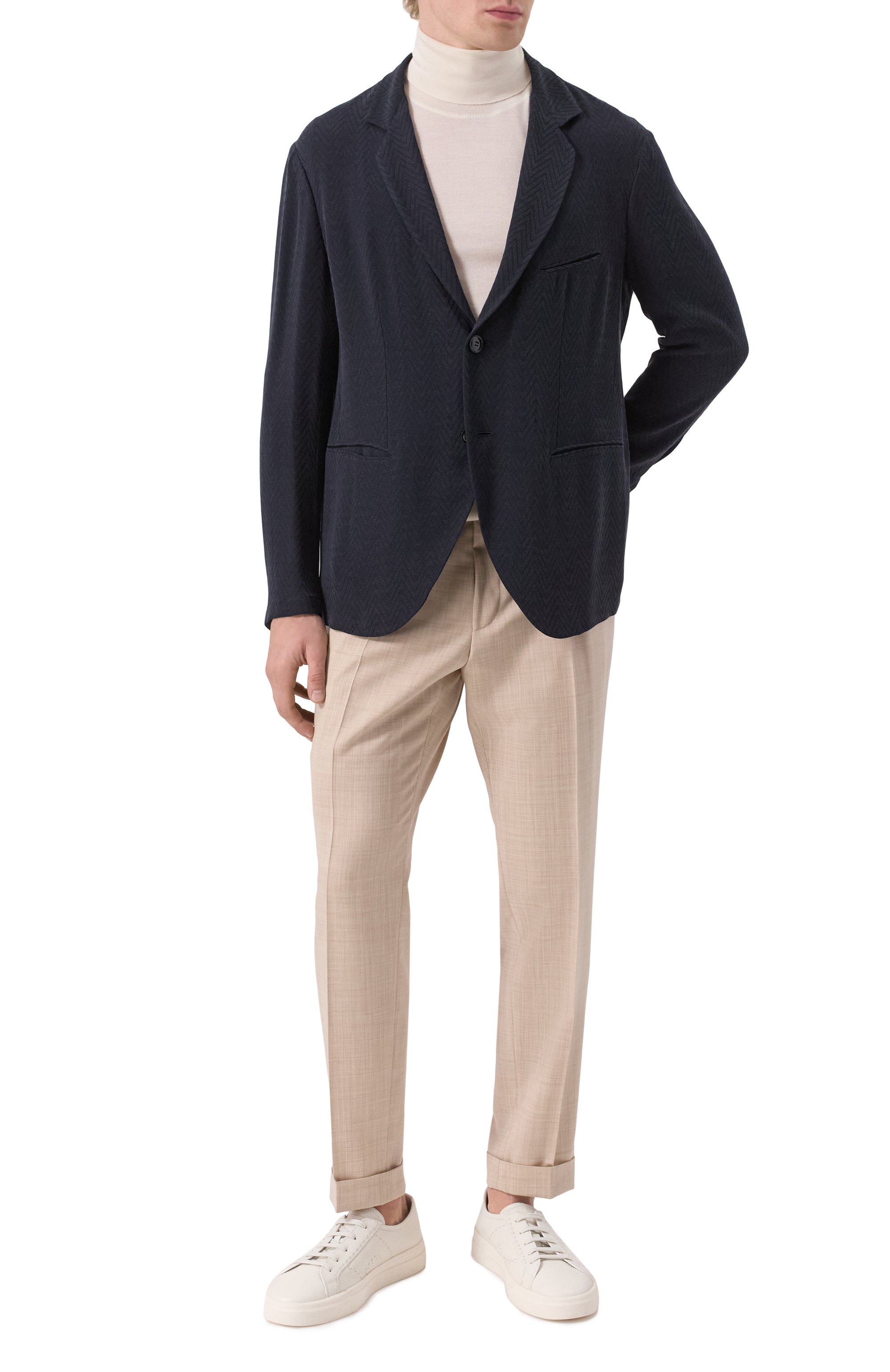 Однобортный пиджак GIORGIO ARMANI, арт. GM001564/TE14380, фото 2