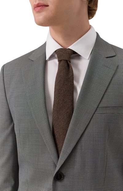 Галстук из шерсти и хлопка HUGO, арт. 50546276, фото 2