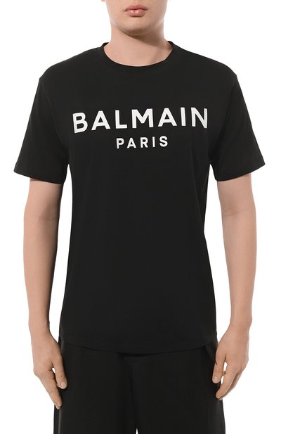 Хлопковая футболка BALMAIN, арт. CH1EG000/BB73, фото 3