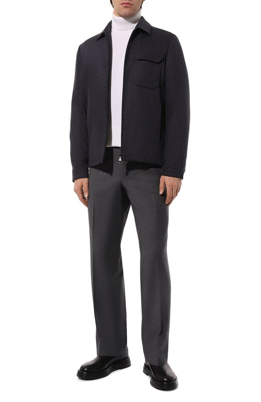 Шерстяная куртка Corneliani 94L534-9418540 Синий  94L534-9418540 Фото 2