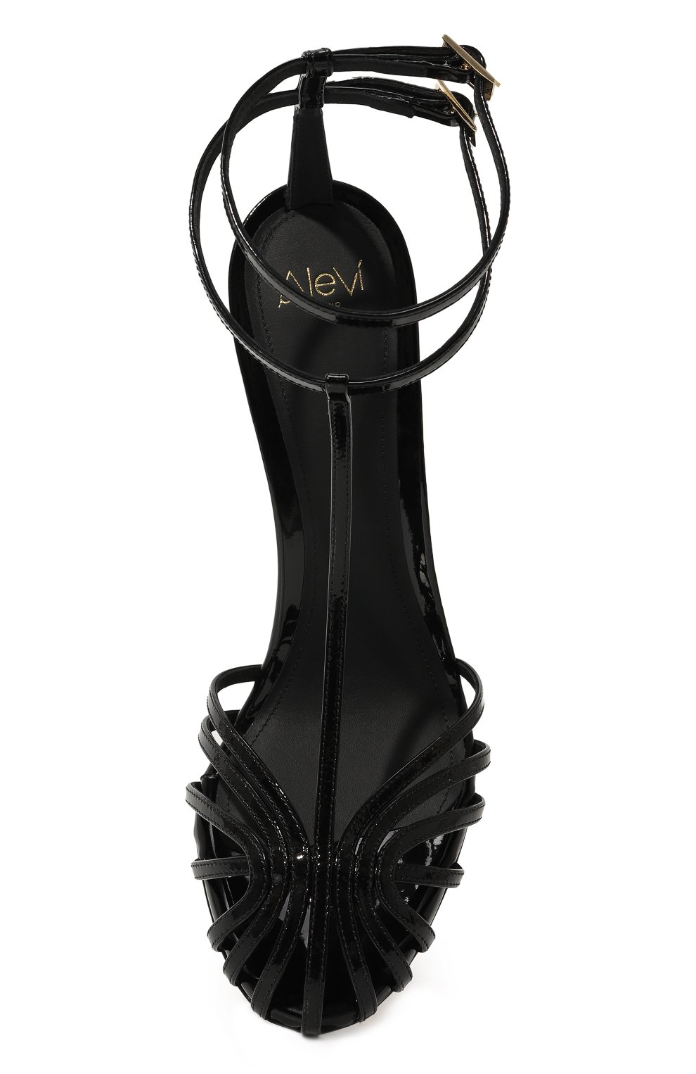 Кожаные босоножки stella ALEVI MILANO черного цвета по цене 87550 руб., арт. L19W7002.U.0004997, фото 6 Кожаные босоножки stella ALEVI MILANO, арт. L19W7002.U.0004997, фото 6