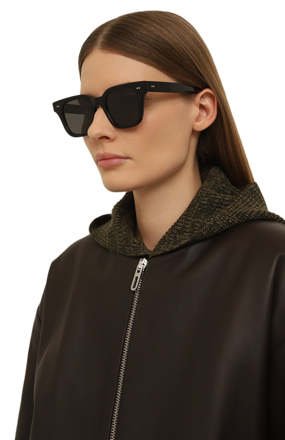 Солнцезащитные очки CHIMI черного цвета по цене 20950 руб., арт. 04 BLACK L, фото 2 Солнцезащитные очки CHIMI, арт. 04 BLACK L, фото 2