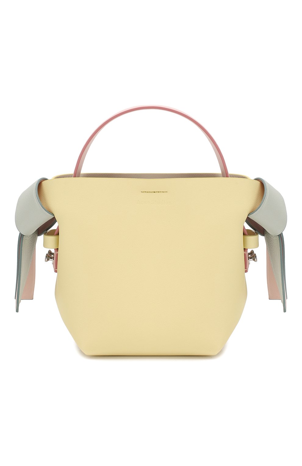 Сумка musubi micro ACNE STUDIOS желтого цвета по цене 83200 руб., арт. A10050/W, фото 1 Сумка musubi micro ACNE STUDIOS, арт. A10050/W, фото 1