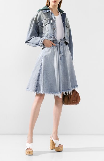 Джинсовая куртка MIU MIU, арт. GWB063-1VZS-F0013, фото 2