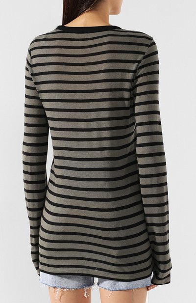 Лонгслив из смеси вискозы и льна ALEXANDERWANG.T, арт. 4CC2191038, фото 4