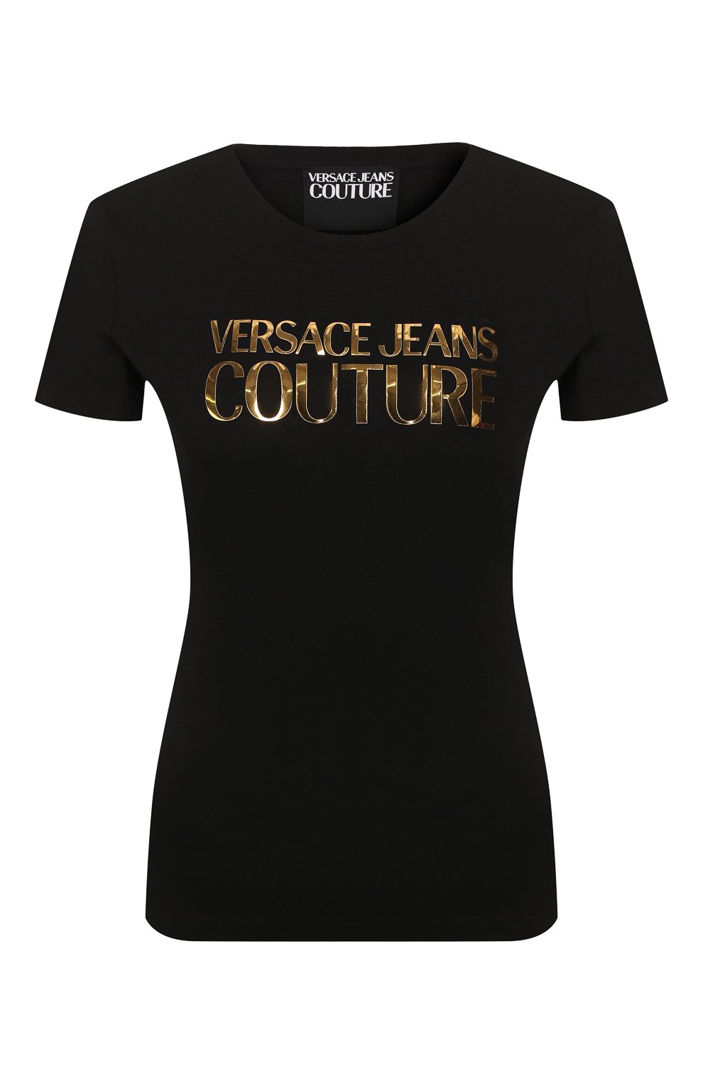 Хлопковая футболка VERSACE JEANS COUTURE, арт. B2HVA7E1-VDP608 L0G0 F0IL/30311, фото 1
