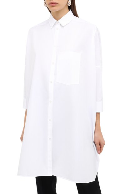Хлопковая рубашка JIL SANDER, арт. JSXR600605-WR244300, фото 3
