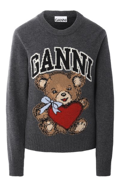 Женский шерстяной свитер GANNI, арт. K2370