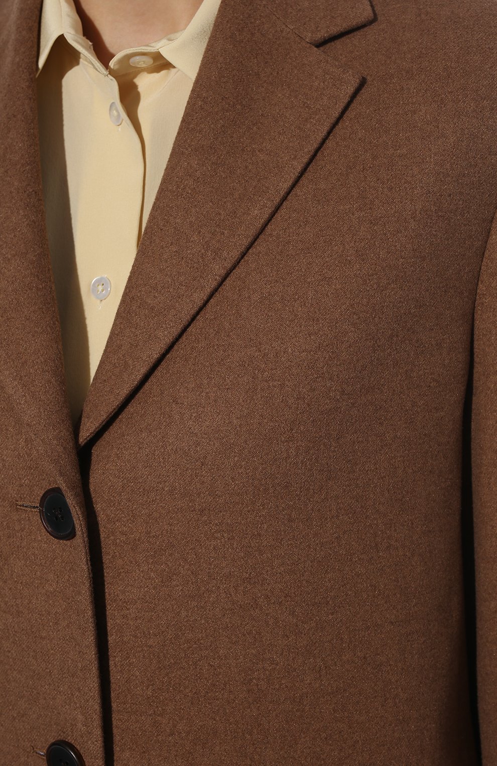 Пальто из шелка и кашемира THE ROW, арт. 5875W2106, фото 5