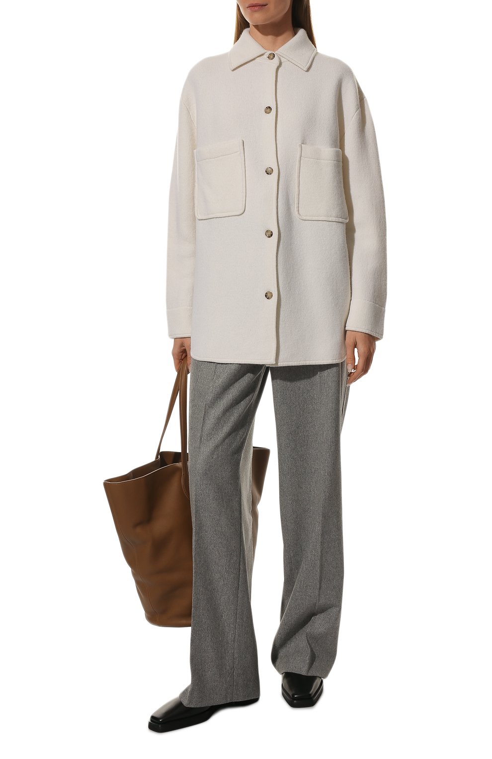 Шерстяные брюки JIL SANDER, арт. J40KA0003-J40008, фото 2