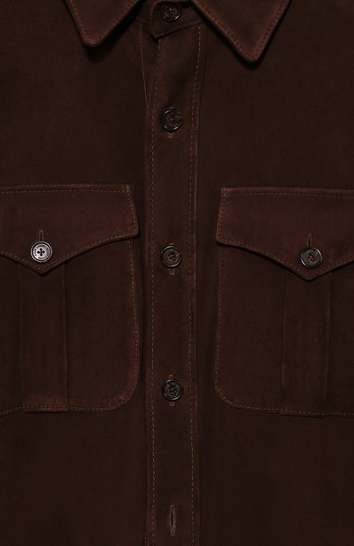 Замшевая рубашка RALPH LAUREN, арт. 790654923, фото 5