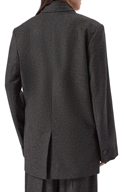 Жакет из вискозы и шерсти TOTEME 254-WRZ0060-FB0472 Серый  254-WRZ0060-FB0472 Фото 4