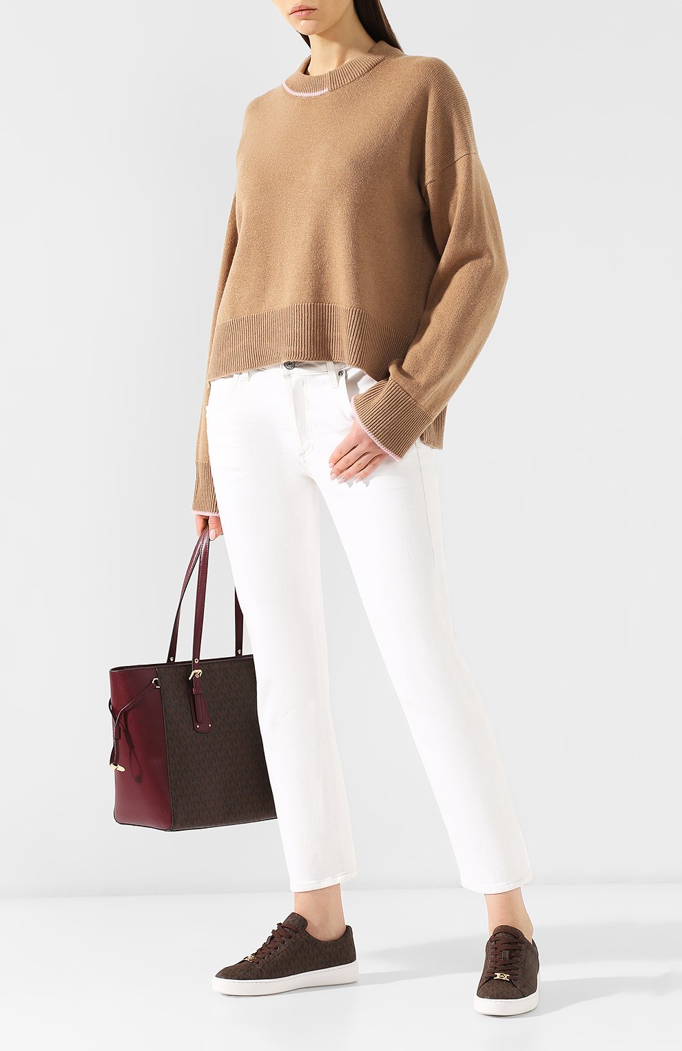 Комбинированные кеды MICHAEL MICHAEL KORS, арт. 43R5KTFP1B, фото 2