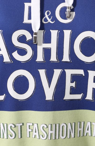 Хлопковое худи DOLCE & GABBANA белого цвета по цене 85100 руб., арт. F9A53Z/HH743, фото 5 Хлопковое худи DOLCE & GABBANA, арт. F9A53Z/HH743, фото 5