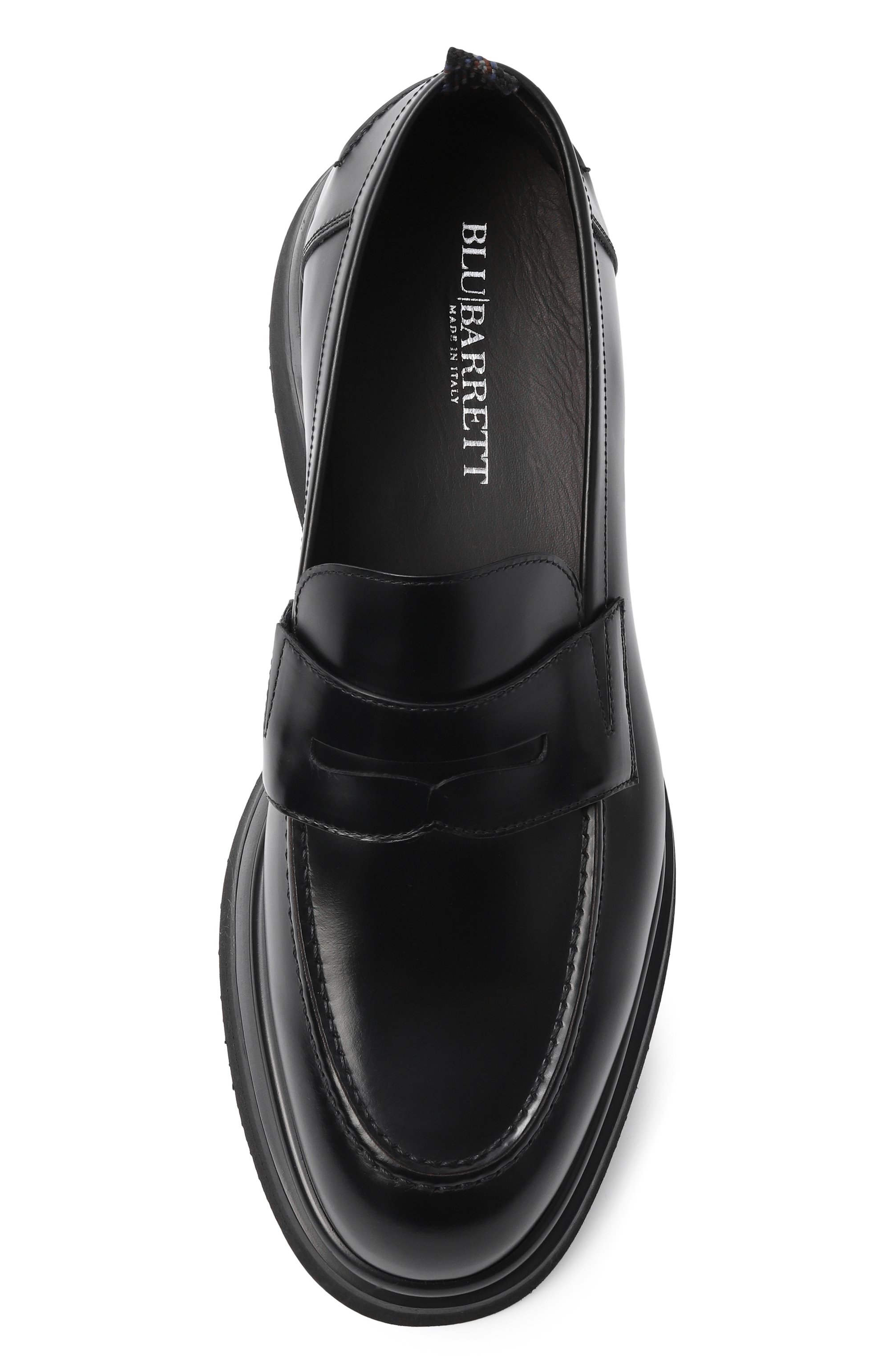 Кожаные пенни-лоферы BLU BARRETT, арт. CITY354-014.1/P0LISHED B, фото 6