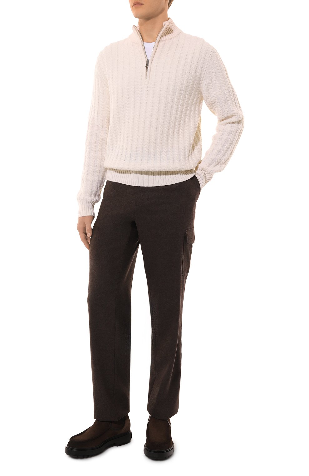 Джемпер из шерсти и кашемира ANDREA CAMPAGNA, арт. AC03B, фото 2